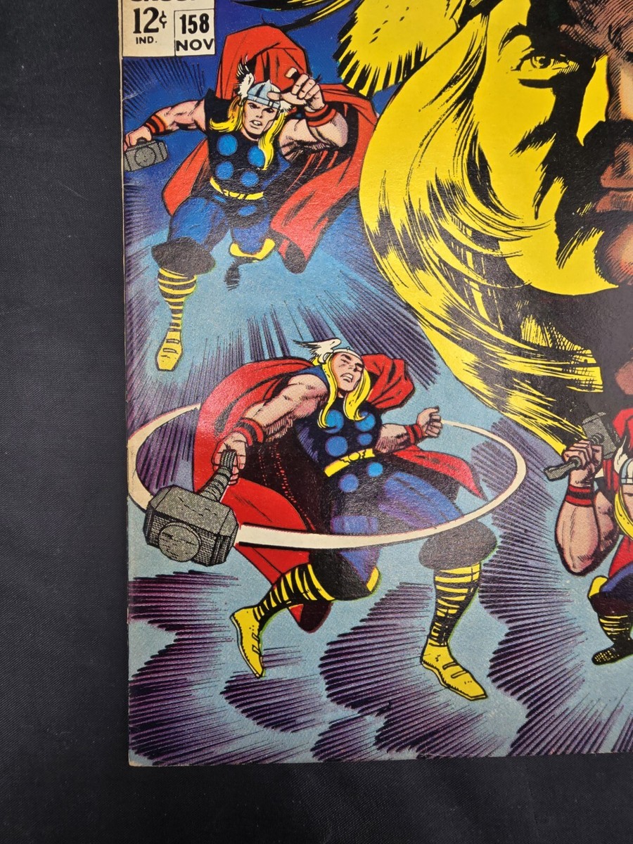 70'S★ターザン★ベルト バックル★12★ビンテージ★アメコミ★漫画★ヒーロー Vintage 1968 The Mighty THOR #158 Marvel 12¢ Origin of Thor