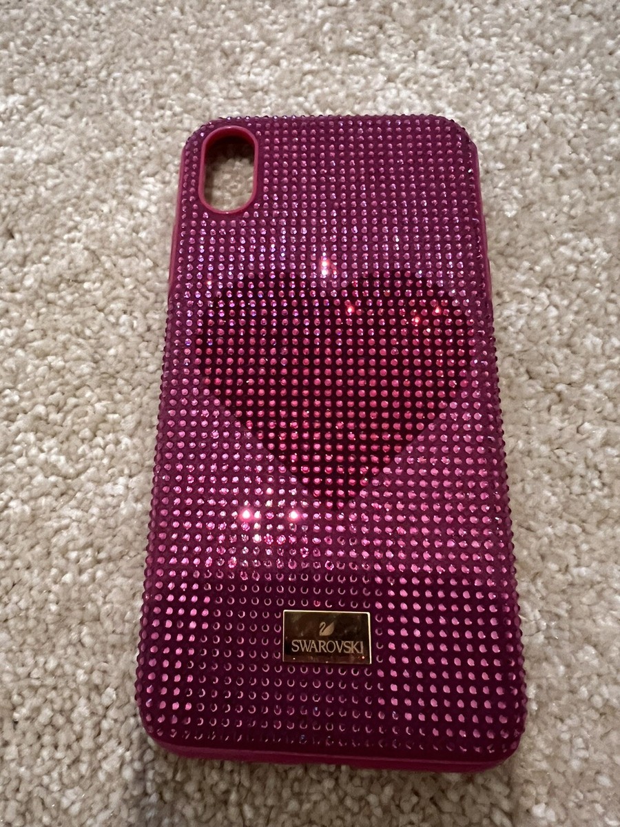 Swarovski iPhone XS Max Glitter Sparkly Pink Phone Case (boxed