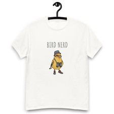 Bird Nerd T-Shirt Funny Birdwatching Gift | Cute Finch Tee for Nature Lovers