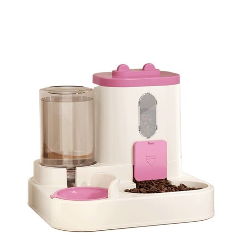 Alimentador automático de agua para gatos con separación en seco y húmedo para mascotas gatitos accesorios - Imagen 13 de 13