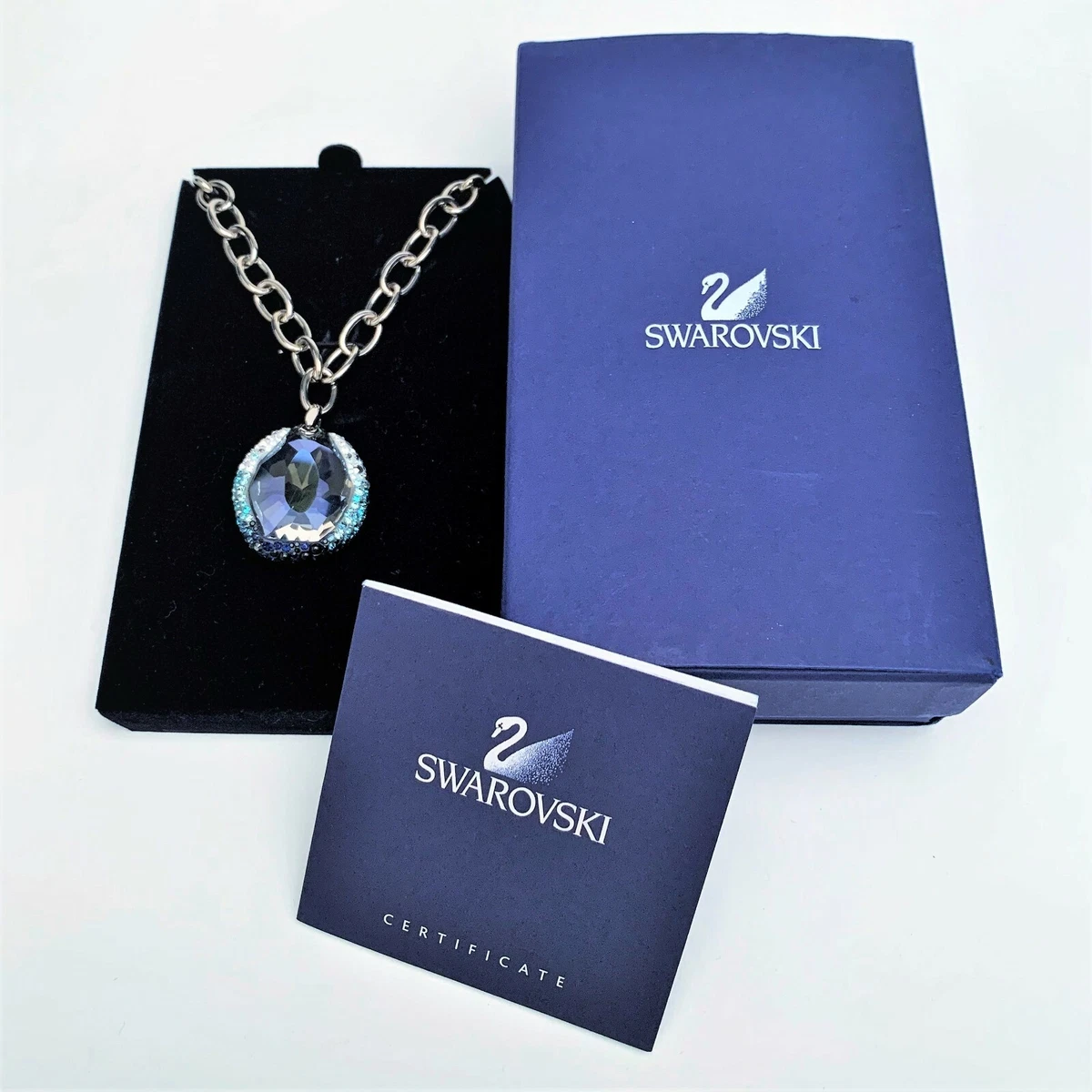 Swarovski blue store pendant necklace