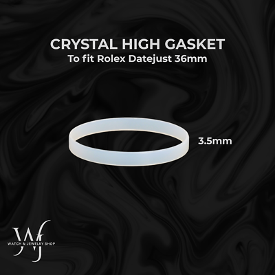 #ad #ad Crystal Gasket Extra Thick High for Rolex Men#x27;s Datejust Watch 3.5mm 16013 16233 $15.00