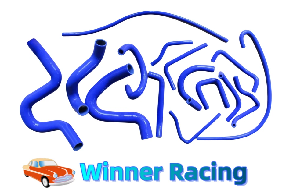 BLACK Silicone Hoses for Nissan Patrol Y61 TB48DE 4.8L LHD 2002-2012 - Image 4 of 4