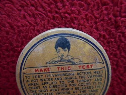 Original 1930's pocket tin advertising for: VICKS White Stainless Form#104 - Picture 4 of 7