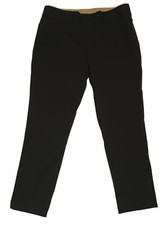 NEW RTLS 45 LANDS END WOMENS  FIT 2  BLACK STRETCH 7/8 PANTS SZ 8P