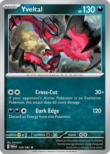 Yveltal 118/182 SV04: Paradox Rift