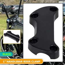1" Handlebar Riser Top Clamp Cover For Harley Street Tri Glide Ultra Limited Low
