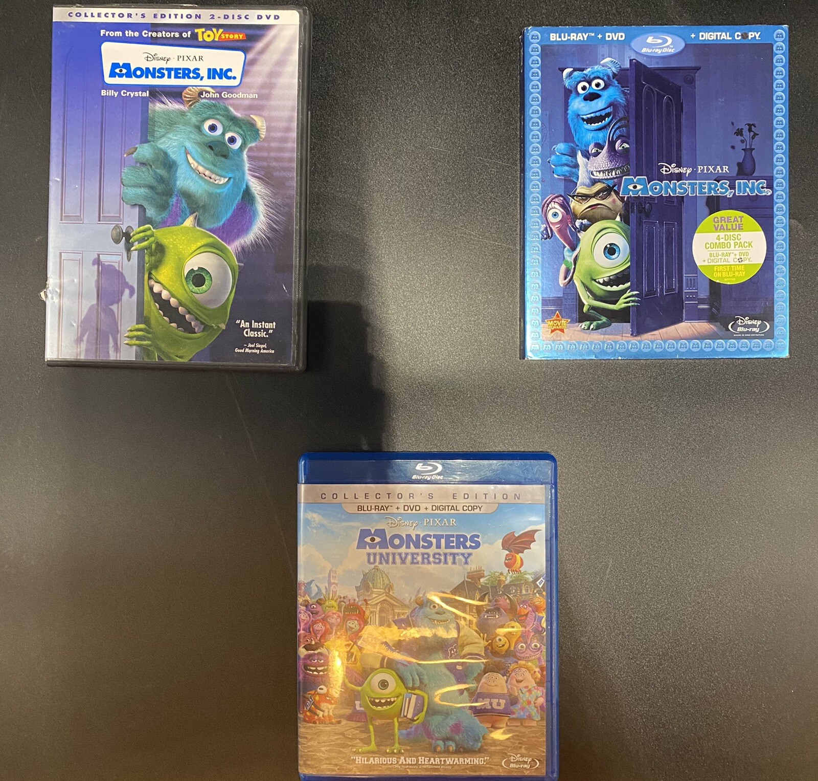 Monsters University Blu Ray Disc