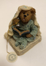 Boyds Bears FRAIDY BEAR DID YOU HEAR THAT Light Up Flashlight Ornament Figurine