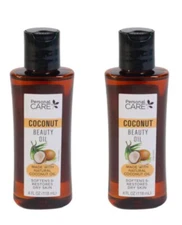 Personal Care Coconut Body Oil  Made With Natural Coconut Oil  4 fl oz -  2 Pack