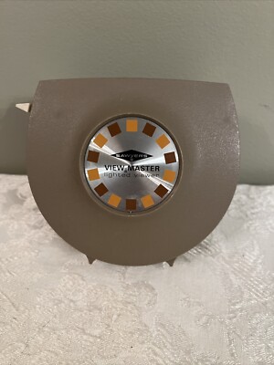 Tan Color Model H Lighted GAF View-Master Viewer Untested