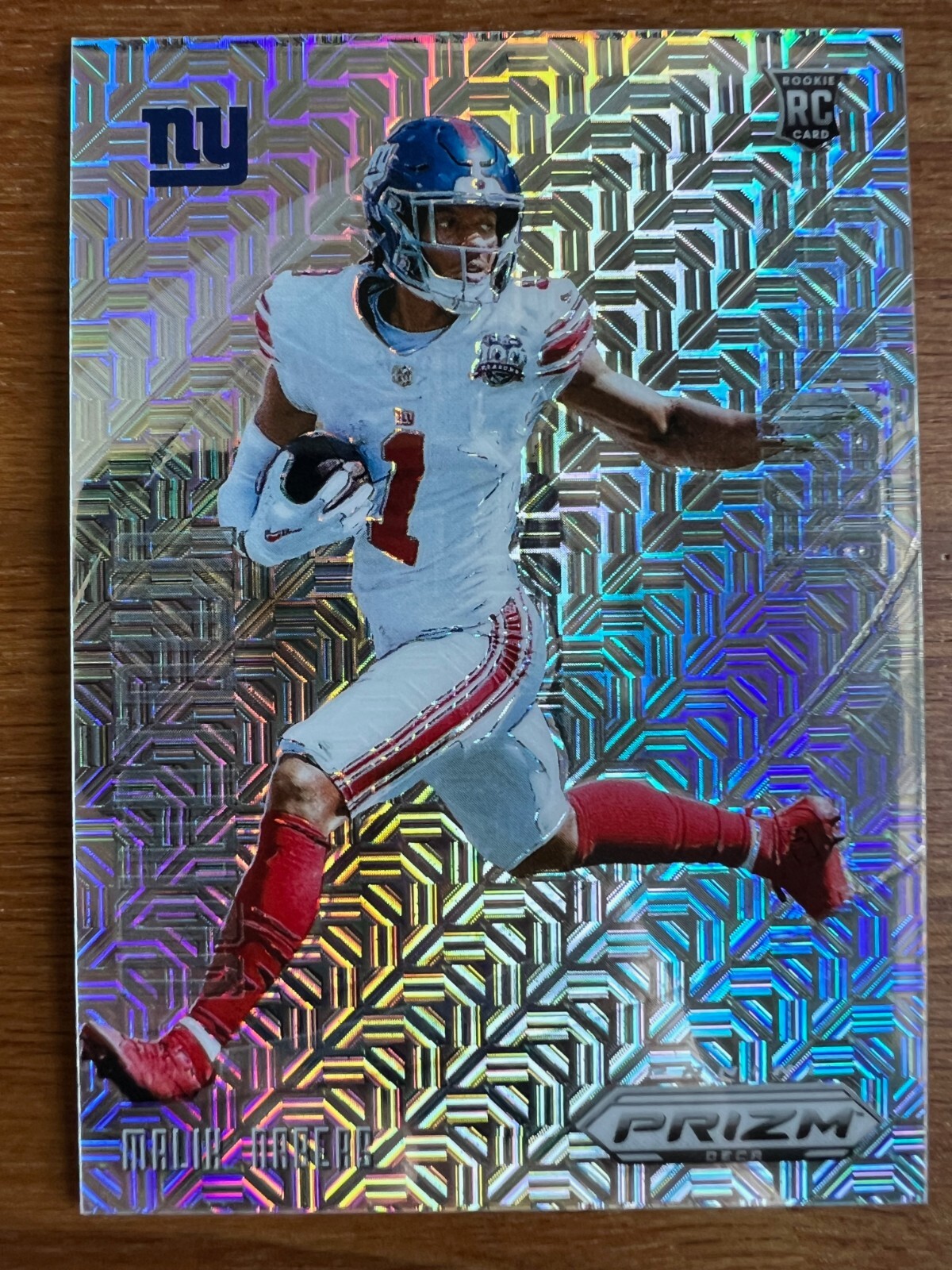 MALIK NABERS 2024 Paninin Prizm DECA Rookie #6 MOJO Prizm /30 Downtown Bound