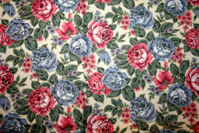 COVENTRY FLORAL IN GRAY AND ORANGE FROM HOFFMAN  - 100% COTTON FABRIC
