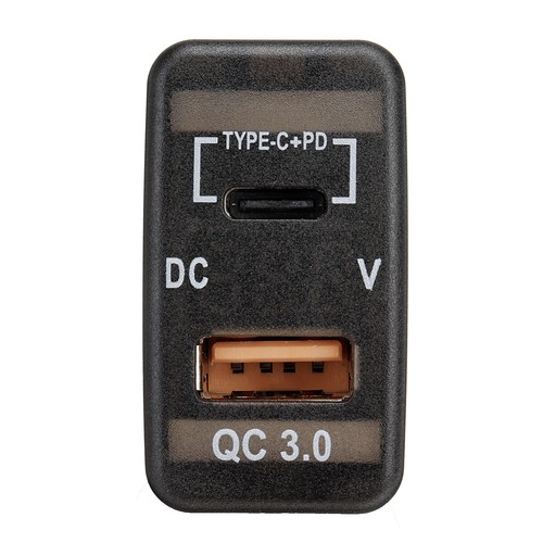 For Toyota Dual USB Socket Audio Charger Prado Hilux Land Cruiser 100 120 Series - Picture 4 of 12