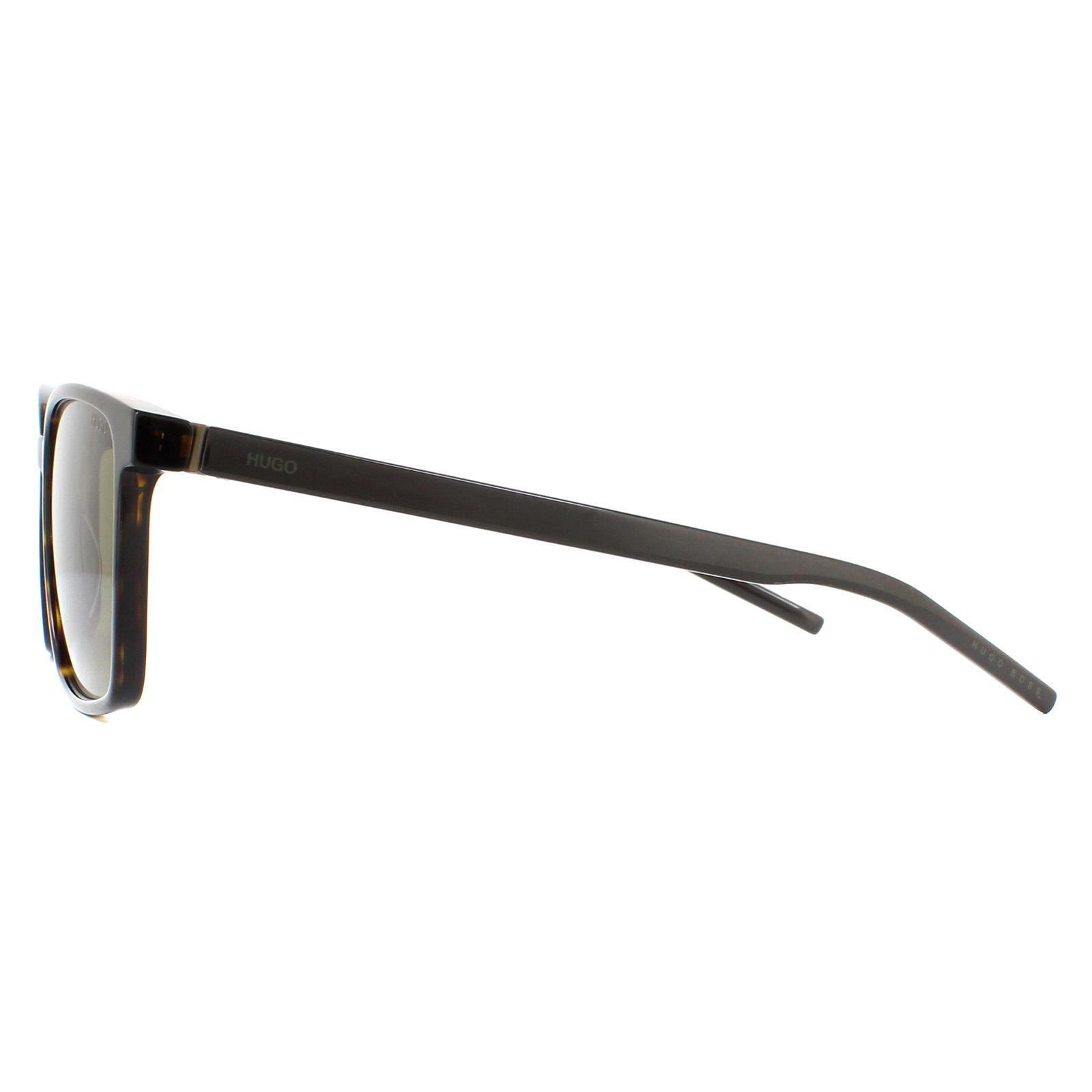 Hugo Boss 1128/s Sunglasses Men Dark Havana Rectangle 56mm 