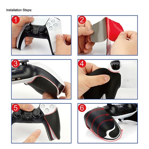 1 Pair Anti-Skid Sweat-Absorbent Controller Grip Sticker fits for PS5 Controller - Picture 7 of 7