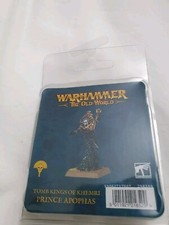Warhammer Prince Apophas Tomb Kings of Khemri Old World Undead Metal Sealed 2023