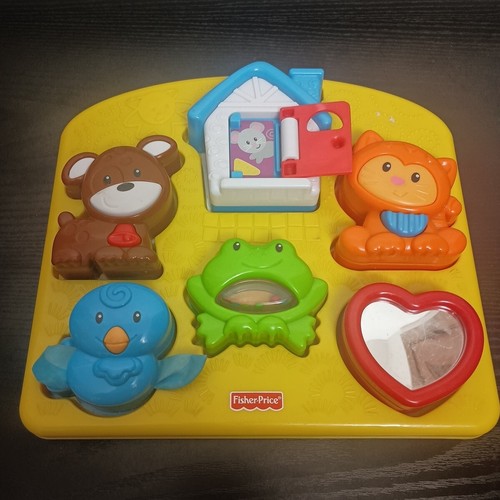 2012 Fisher Price Brilliant Basics Activity Puzzle Sensory 100%