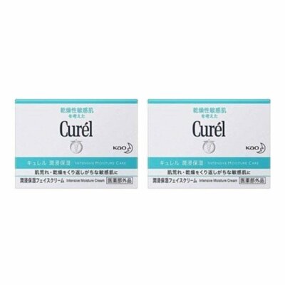 Curel Moisture Gesichtscreme Intensive Feuchtigkeitspflege 40g x 2 Kao aus Japan