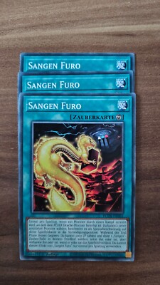 Yugioh, 3x Sangen Furo, ROTA-DE061, Common