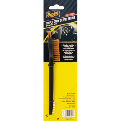 Meguiars - Triple Duty Car Detailing Brush Bürste 3in1 Bürste Cockpitpflege