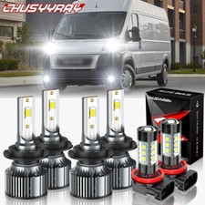 Combo faros + faros antiniebla para RAM ProMaster 1500 2500 3500 2014-2020