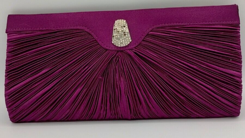Women's Purple Clutch Bag - Picture 1 of 11
