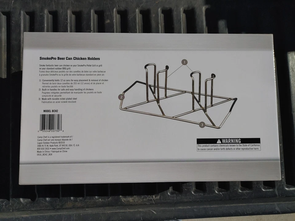 The Twins Beer Can Chicken Holder Grill Racks Grilling Cookware Steel - BCH2 - Image 3 of 4