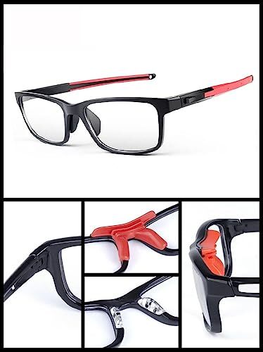 Sports Basketball Glasses Anti-Fog Safety Protective Goggles for Adults Black - Picture 4 of 7