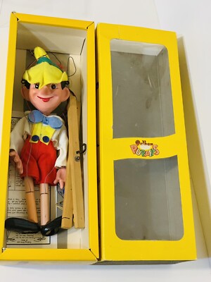 Pelham Puppet marionette Pinocchio SL7 Original Box & Instructions