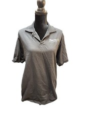 Women  s JERZEE Polo Uniform Shirt Walmart Medium Black Wal Mart Uniform EUC