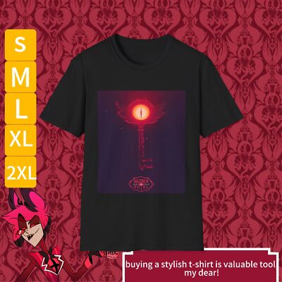 Hazbin Hotel Key Alastor Angel Dust Helluva Boss Unisex Softstyle T-Shirt