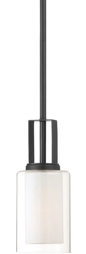 Minka Lavery 4101 Parsons Studio 1 Light 4"W Vantage Pendant - Sand Coal - Picture 1 of 9