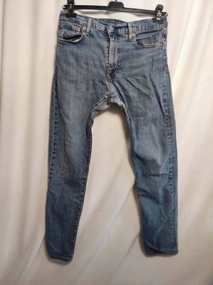Levi s 512 Premium BIG E Herren Jeans W33 L32 Straight Blue Denim