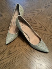 Adrianna Papell Platino Chicago Glitter High Heels Pumps Size 9