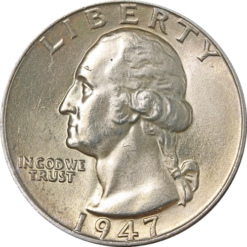 1947-P Washington Quarter