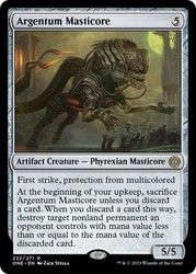 Argentum Masticore 222/271 Foil - Phyrexia: All Will Be One