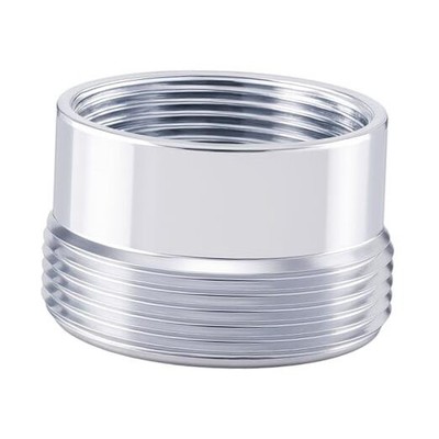  Faucet Aerator Adapter - M18 Female to M22 Male Adapter, Brass Chrome F18-M22