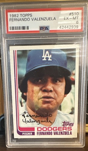 1982 Topps Fernando Valenzuela #510 card