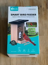 Birdfy Smart Bird Feeder Ebony with Camera and Solar Panel