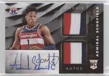 2019-20 Panini Black Rookie Memorabilia Copper 13/15 Admiral Schofield Auto 03hd