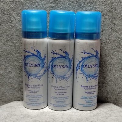 O'LYSEE Brume d'Eau Pure Waterspray, Dermatologically Tested, 50ml (3-Pack)