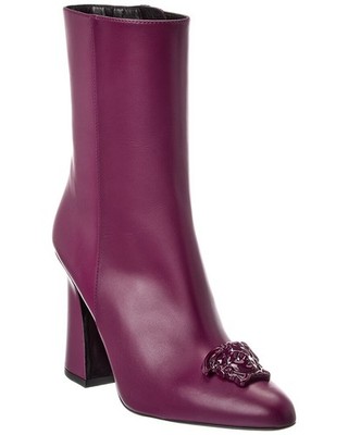 Versace Medusa Leather Boot Women's