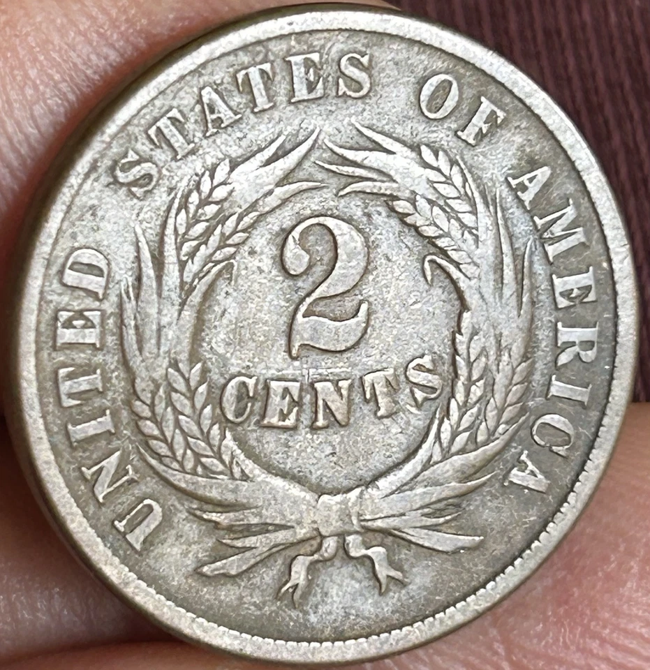 Gem 1865 2 CENT Piece Coin Collection Piece | Ultra Rare Condition | - Image 4 of 4