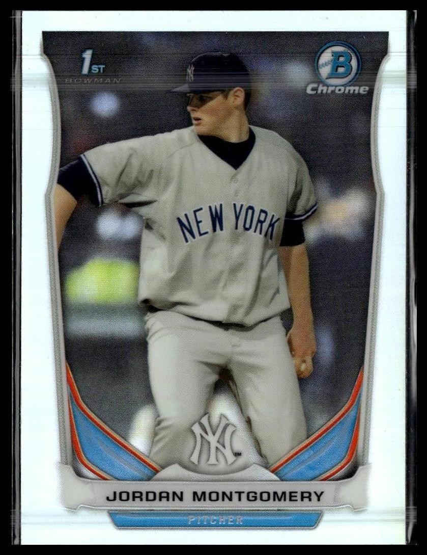 2014 Bowman Draft #CDP114 Jordan Montgomery Chrome Refractors 1st Bowman
