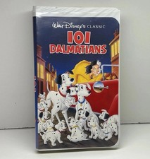 101 Dalmatians VHS Disney Video Tape Black Diamond Classics Clamshell Nearly New