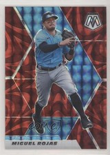 2021 Panini Mosaic Reactive Red Mosaic Prizm Miguel Rojas #72 0v7