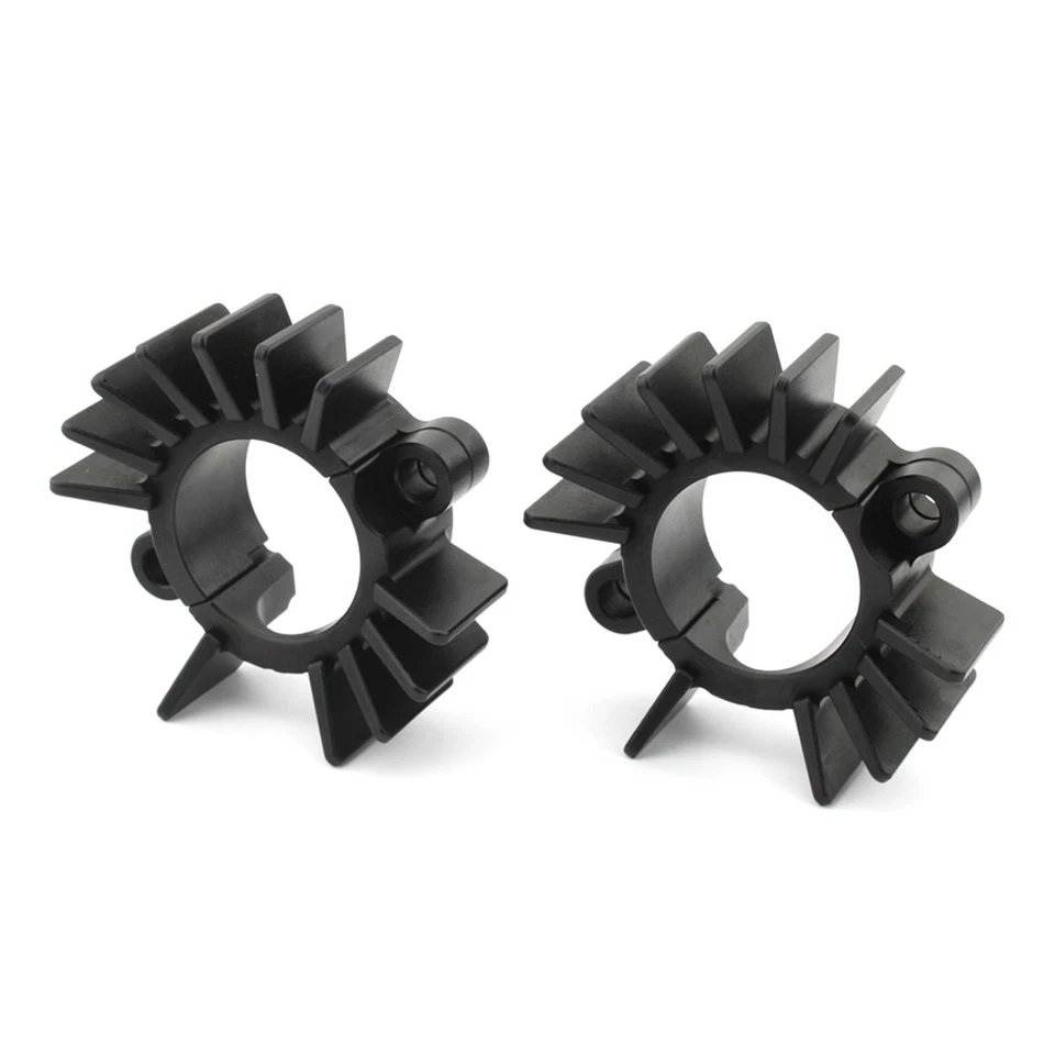 Kühlrippenklemmen Auspuffkopf-Kühlkörper für Street Twin Scrambler Bobber Schwar - Image 3 of 4