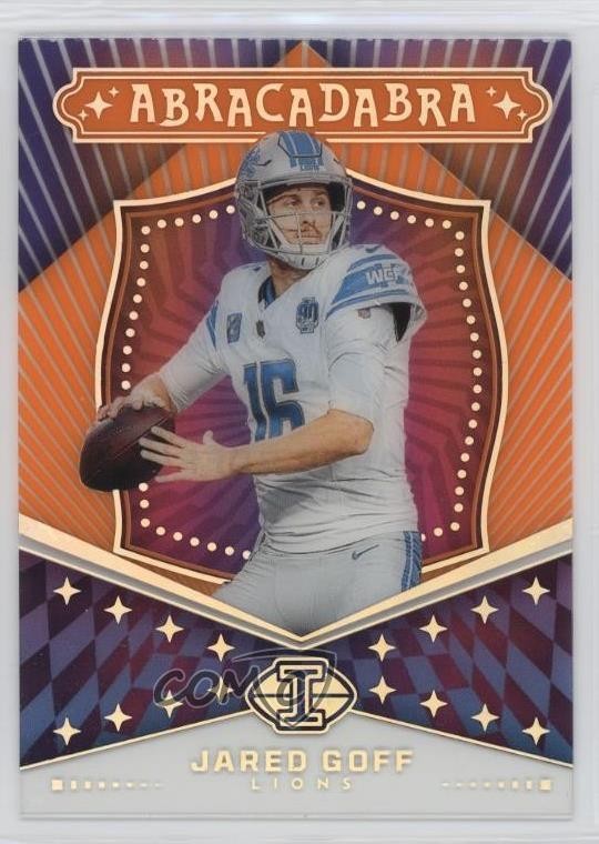 2024 Panini Illusions Abracadabra Orange Jared Goff #7 1i3s