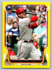 2014 Bowman Yellow Yellow Mark Trumbo 191 /99